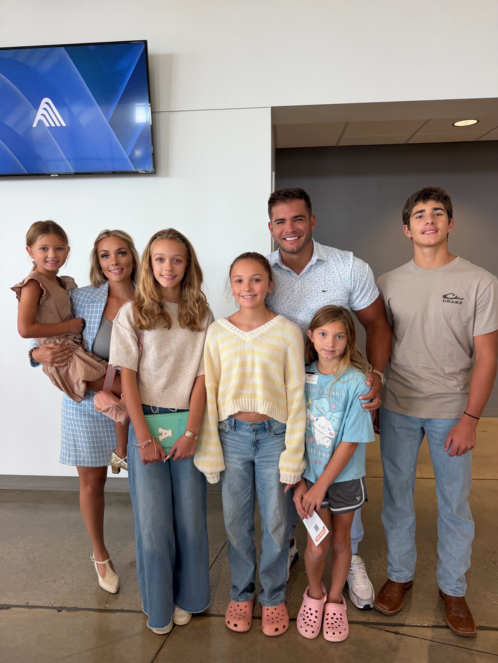 Bri Bond-Erwin with her family