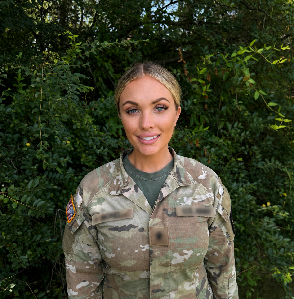 Bri Bond-Erwin in U.S. Army uniform
