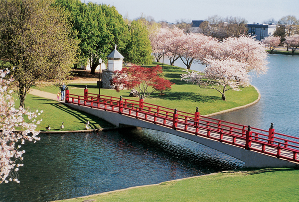 Big Spring Park in downtown Huntsville, Alabama